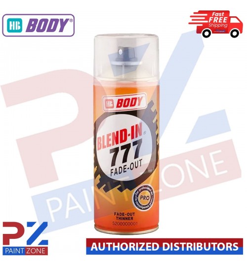 HB Body Blend In 777 Fade Out Thinner Aerosol BLENDS LACQUER EDGES 400ml